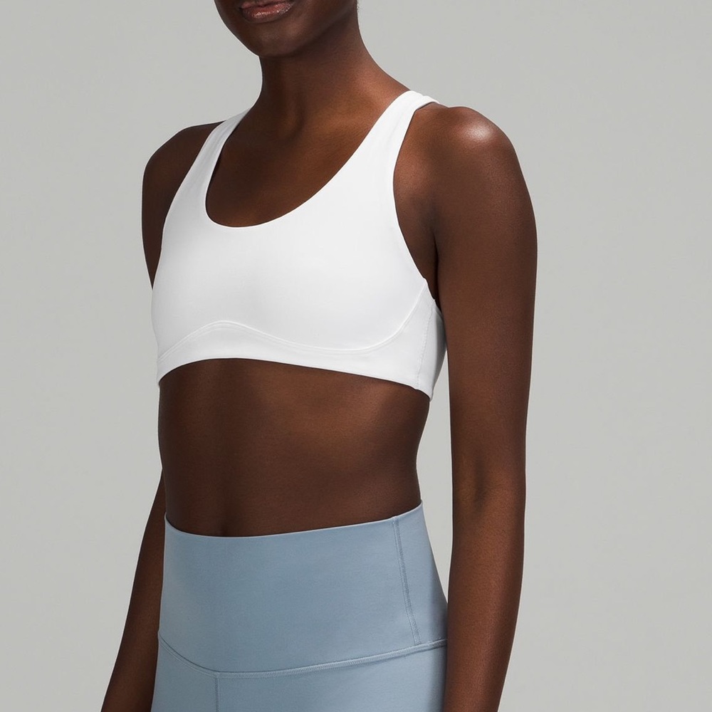 White, Size 12 Lululemon Nulu Yoga Bra. - Picture 5 of 8